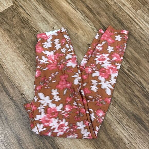 aerie Pants - NEW AERIE OFFLINE REAL ME FLORAL HIGH WAIST CROSSOVER  7/8 LEGGINGS, MEDIUM NWT